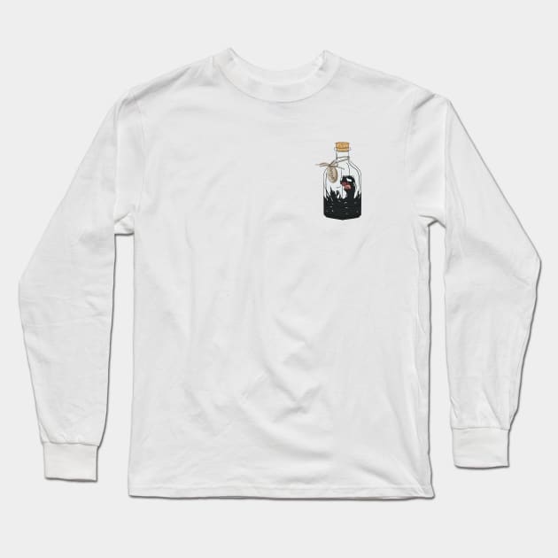 Poor Parasite Long Sleeve T-Shirt by Bex Taylor Design